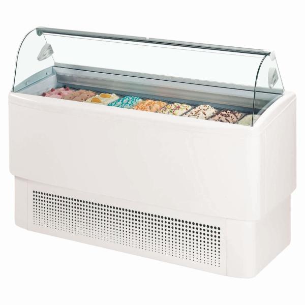Quality Counter Top Ice Cream Display Freezer , Power Saving Ice Cream Display Unit for sale