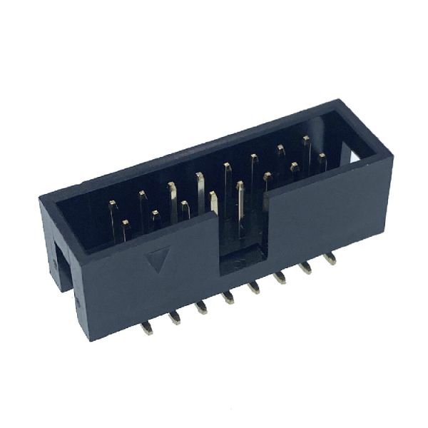 2.54mm SMT SMD Male Shrouded Connectors PA6T UL94V-0 Male Header Connector