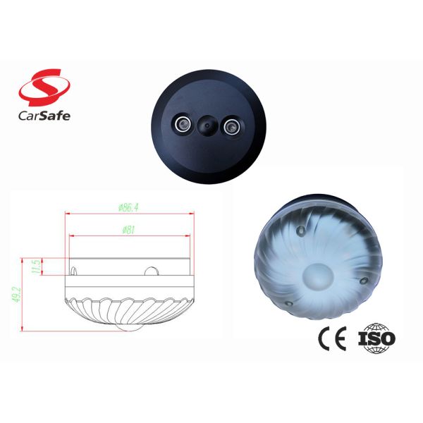 China DC24V 9000cd/m2 Parking Lot Sensor Light With PGS wholesale