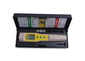 China Home / School Handy Ph Meter With Temperature Compensation , Yellow Color on sale