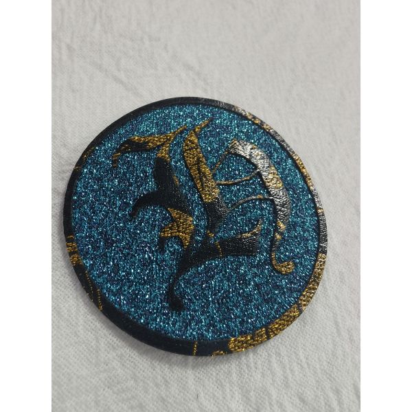 OEM Silver Thread Embroidery Woven Patches For Clothes