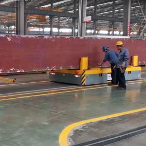 China 45 Tons Auto RGV Rail Guided Vehicle For Industrial Metal Transferring Low Voltage on sale