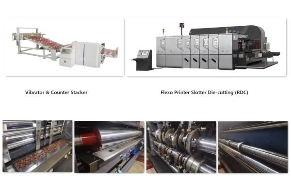 Quality Fully Automatic Corrugated Box Making Machine , Flexo Folder Gluer Machine for sale