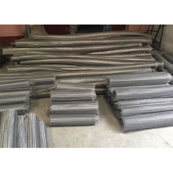 Potatoes Draining Conveyor Belt Wire Mesh , SS Wire Mesh Conveyor Belt