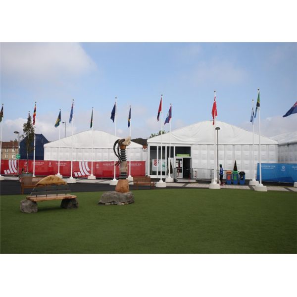 25m * 40m Big Roof Marquee Tent Clear Span Steel Buildings With ABS Solid Wall System