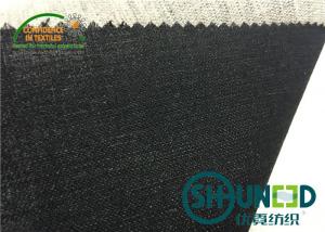 China Black Hair Interlining Fabric Interfacing Heavy Weight For Men's Suit wholesale
