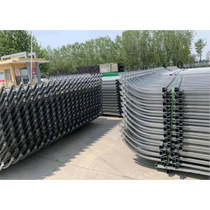 China Pre-Galvanised Steel Tube Silicon Bronze Welded Industrial Security Fencing on sale