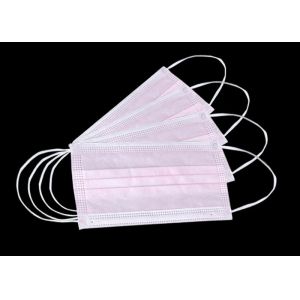 Non Irritating Non Woven Face Mask High Bacterial Particle Filtration