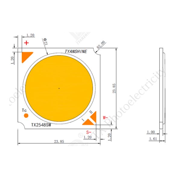 LM-80 COB Tunable White LEDs CRI 80 90 95 Smart Lighting 2700K-5700K 1800K-3000K