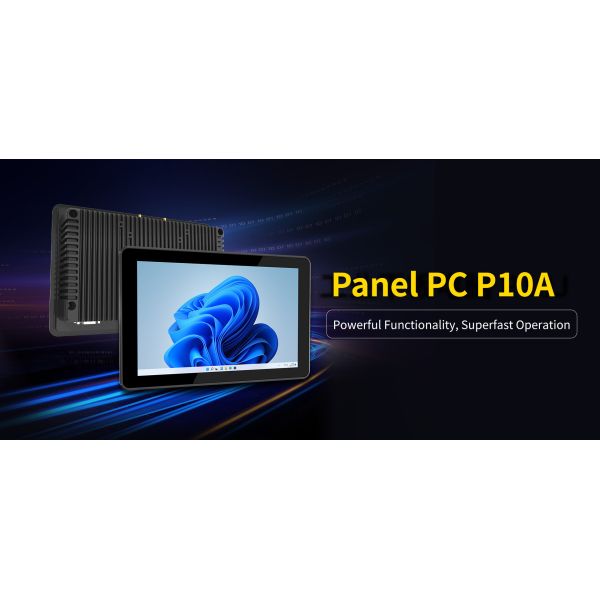 P10A Rugged All-in-One Tablet Computer with Fanless Touchscreen and IP65 Waterproof Rating
