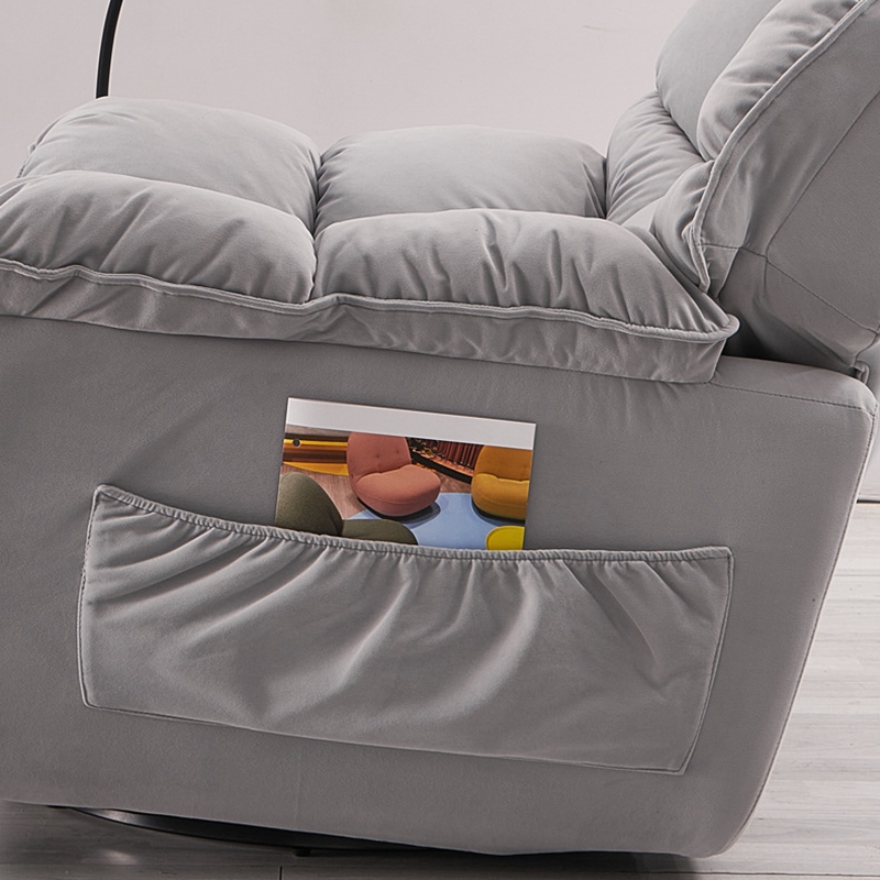 BN Living Room Recliners Plush Fabric Multifunctional Electric Single Recliner Chair Recliner Sofa Functional Sofa