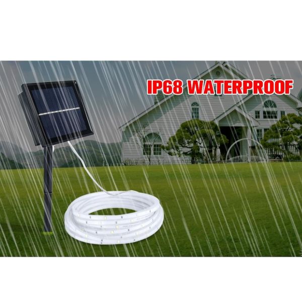 Waterproof SMD2835 Strip Lights Solar , Stable Solar Powered RGB LED Strip