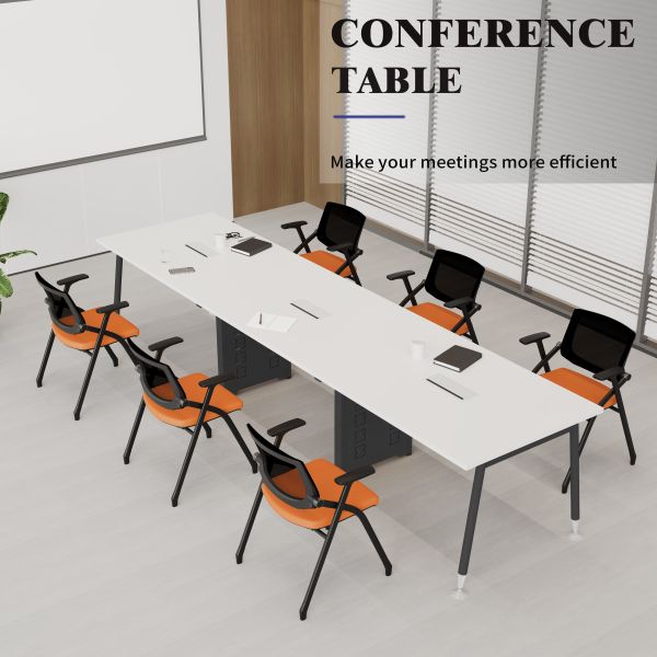 Industrial Design Style Office Conference Table with 25mm Table Top Thickness and MDF/MFC/Plywood