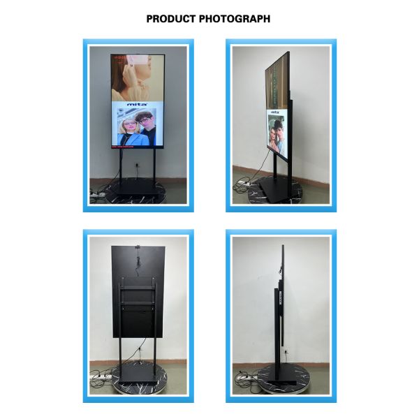 49 Inch High Brightness Floor Stand LCD Screen Digital Signage Advertising Display Kiosk