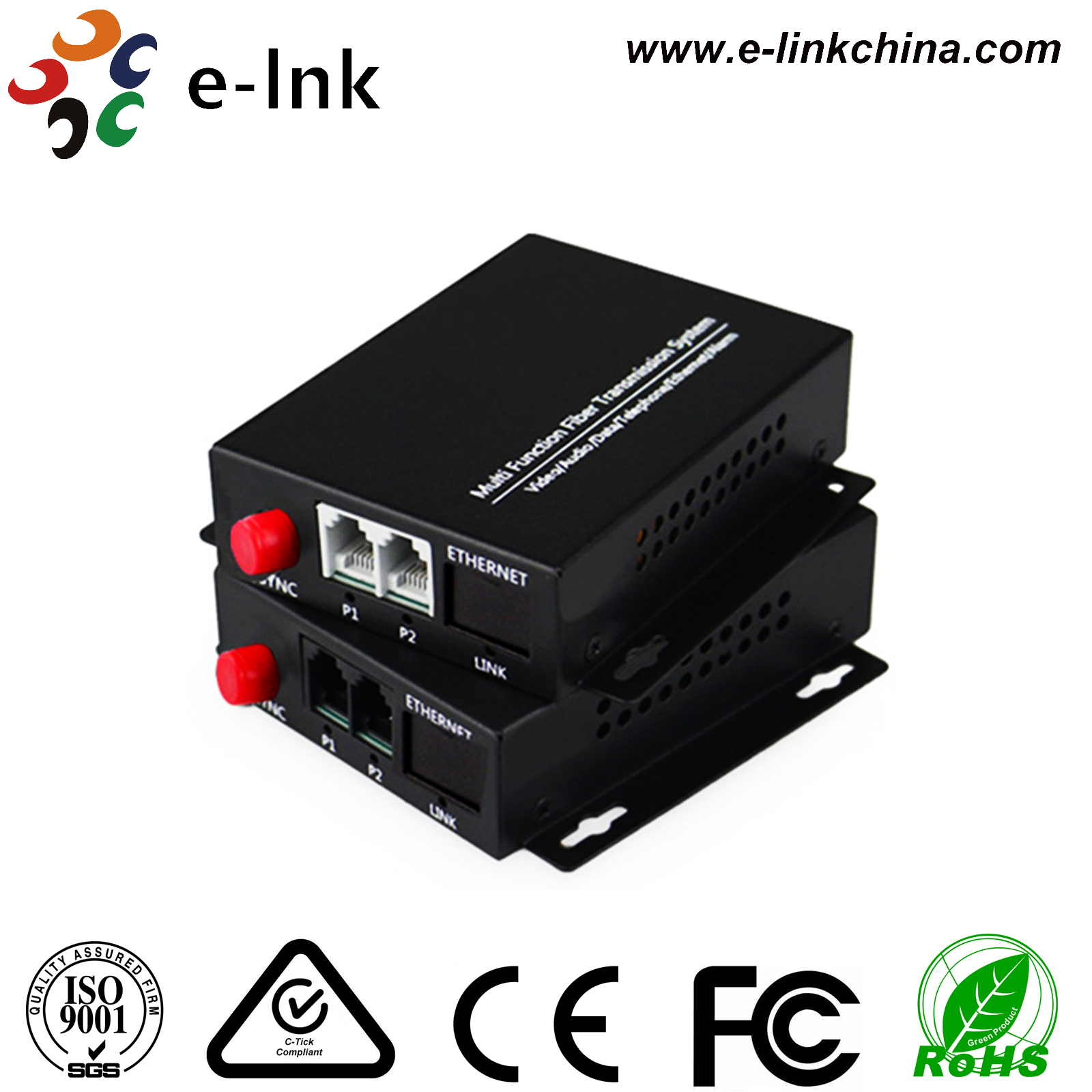 China 2Ch POTS（FXO/FXS）Telephone over Fiber Mux wholesale