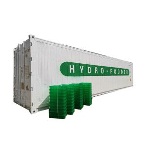 China Microcomputer Control Hydroponic Fodder Container With Solar Power wholesale