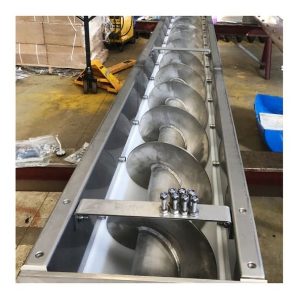 OEM Custom Stainless Steel Auger Conveyor Machine Flexible Screw Conveyor for Cement