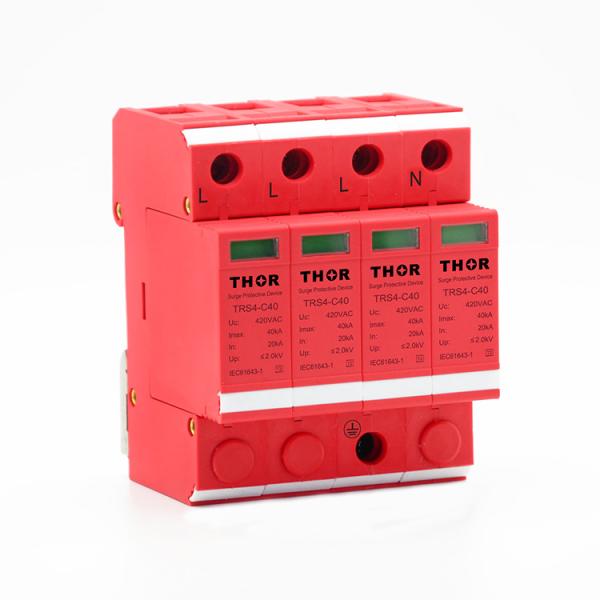 Quality Whole house lightning protection 40KA AC surge protector power surge for sale