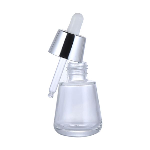 Industrial Cosmetic Elegant 30ml 50ml 1oz 2oz Green Empty Oil Serum Dropper Bottles with Box Customize Unique Cone Shape