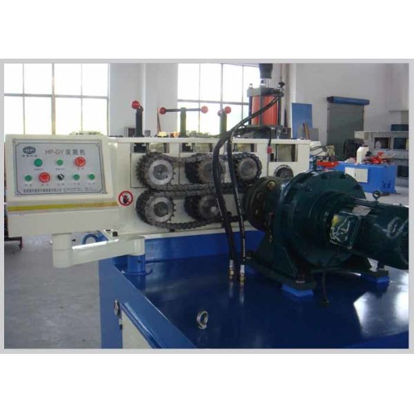 Three / Seven Roller Square Pipe Bending Machine Speed 4m / Min For Pipe Spiralling
