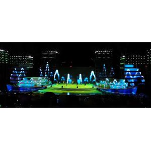 Buy cheap 1R1G1B 5 Full Color Led Screen Stage Backdrop 00*1000mm Aluminum Slim Cabinet from wholesalers