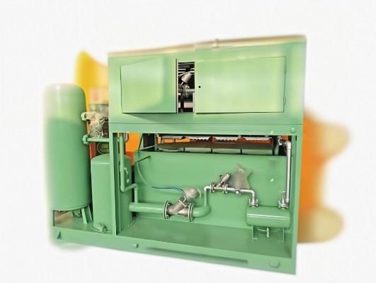 Semi Automatic Small Paper Pulp Molding Egg Tray Machine With Pulping System PLC Computer Controlled