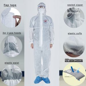 OEM Disposable Protective Suit Farming Agriculture PP Disposable Coverall