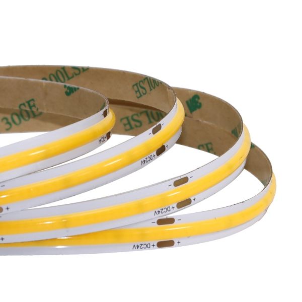 COB LED 10W 12W 110LM 320d/m Double PCB DC 12V 24V 220V CRI 90Ra 10meter Free Tailoring Customization Strip