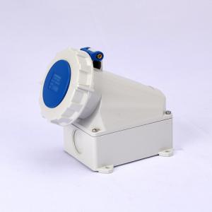 China 220V IP67 Single Phase Copper Industrial Power Socket Dampproof wholesale
