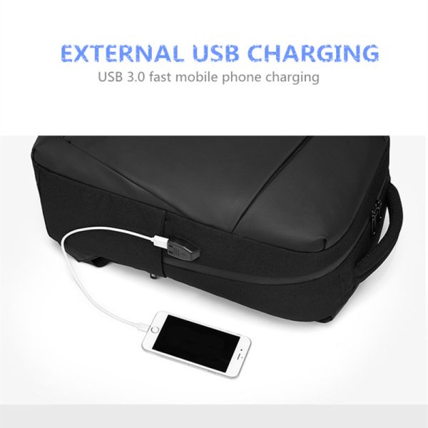 Daily Life 19L Slim Modern Laptop Backpack With USB 30*14*44cm