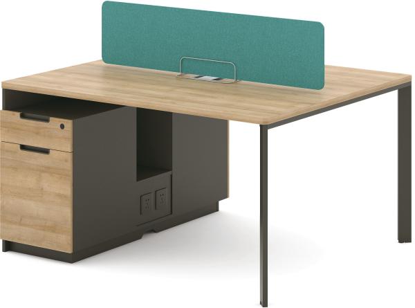 Quality Melamine Board Office Table Cubicle Partition 1.2M / 1.4M for sale