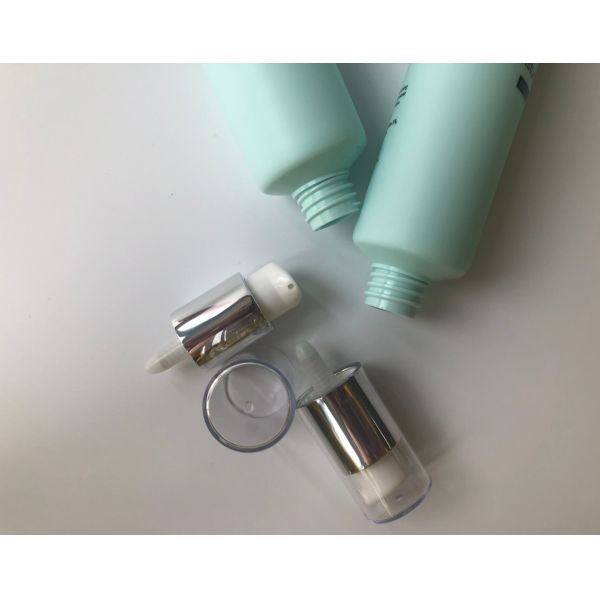 Eco Friendly Soft Empty Lotion Squeeze Bottles Empty Cosmetic Squeeze Tubes With Airless Pump
