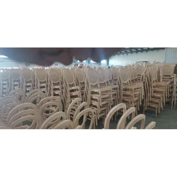 Mail Packing Y Solid Wood Wedding Chair for Events and Weddings French Luis Style Stackable Banquet Seat