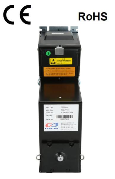 Quality Bill Acceptor For Vending Machine , Recharging Machine Bill Acceptor RS-232 for sale