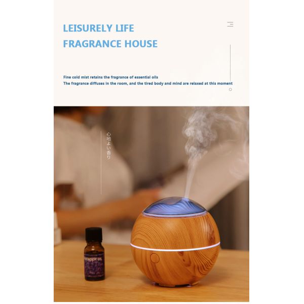 100ML Plastic Aroma Diffuser 7 Color Lights Portable Mini USB Mountain View Diffuser