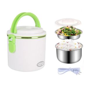 Round Heated Lunch Box 220V Electric Lunch Box 40w For Home Office