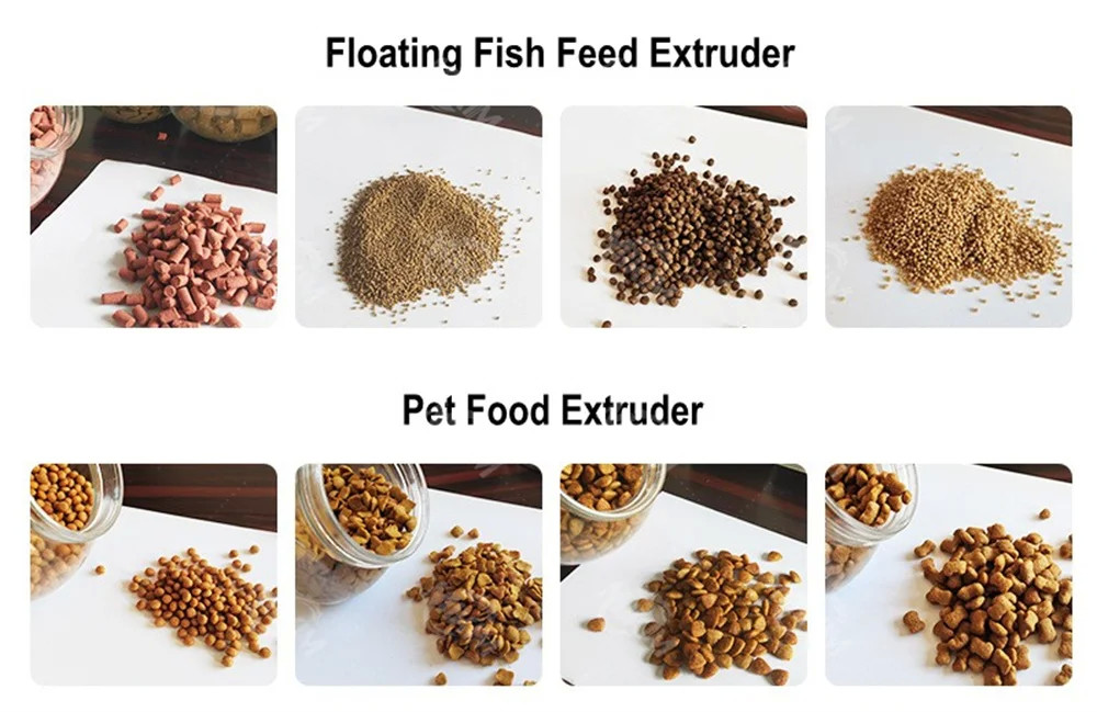 Power 55kw Food Processing Machines Pet Food Feed Pellet Machine