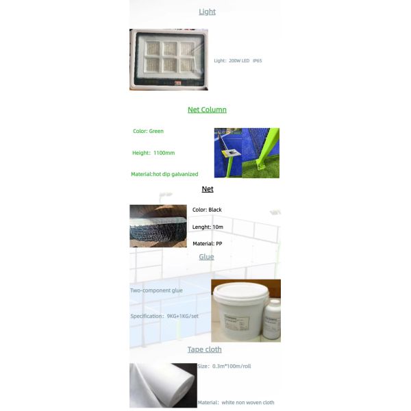 Professional Grade Glass Fenced Padel Court With Tempered Glass Fencing And Steel Mesh