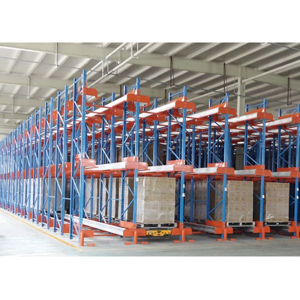 Warehouse Mobile Radio Shuttle Racking System Automation Material Handling