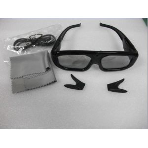 Infrared Panasonic Active 3D Glasses Lithium Battery Powered , 120Hz Reaction