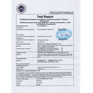 Shenzhen Jiawei Hengxin ( Konnwei ) Technology Co.,Ltd Certifications