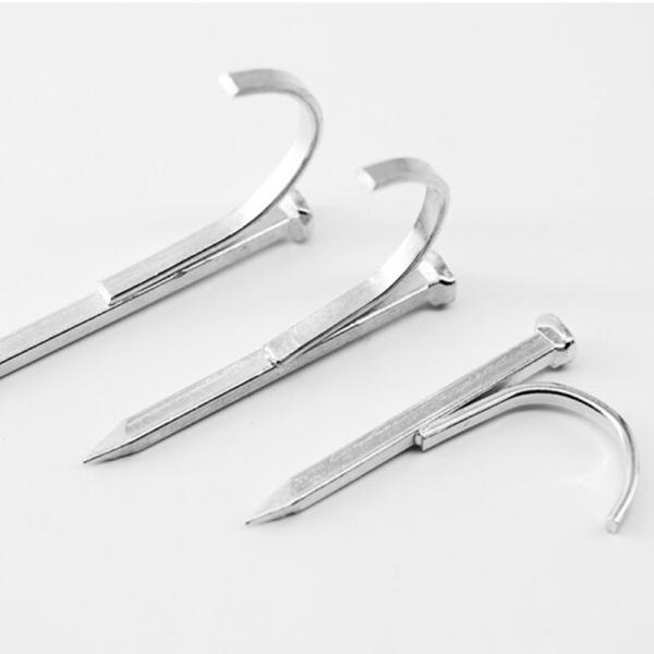 Quality Rust Resistance Pipe Hook Clamp Metal Nails High Strength for sale