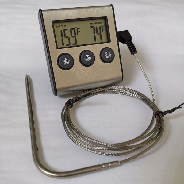 1.5V Digital Cooking Thermometer / Instant Meat Thermometer With Stainless Steel Probe