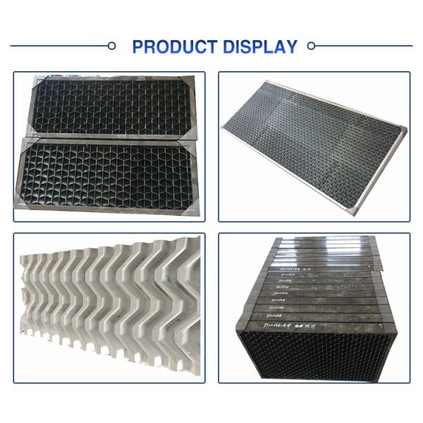 PVC CPVC Air Inlet Louvers 62mm 70mm Cooling Tower Louver For Drift Eliminator