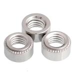 Custom Precision Blind Hole Threaded Columns Stainless Steel Pressure Riveting