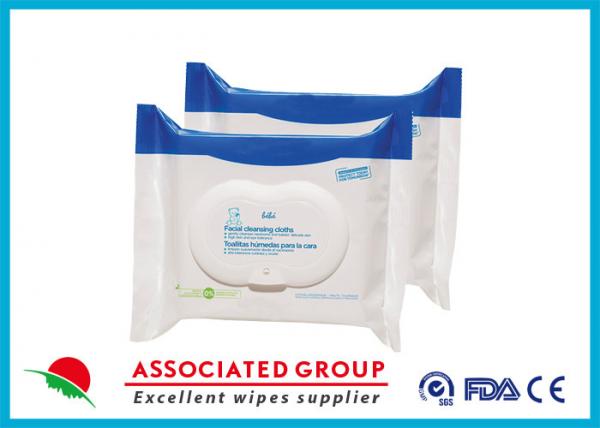 Quality Facial Cleaning Adult Wet Wipes Individually Wrapped With Aloe Vera for sale