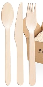 wooden cutlery set