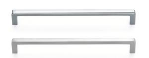 Fixed Kitchen Cabinet Door Handles , Chrome Zinc Alloy Door Handle