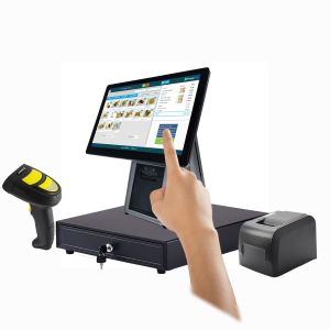 15.6inch Single Screen POS Machine Retail / Restaurant Cash Register