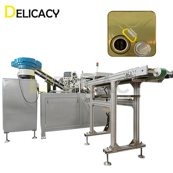 Tin Can Making Machine Handle Spot Welder Machine For Square Cover